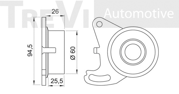 Tensioner Pulley, timing belt