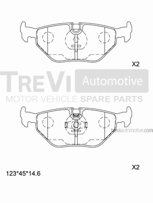Brake Pad Set, disc brake (PF1549)