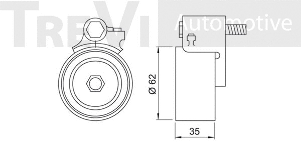 Tensioner Pulley, timing belt