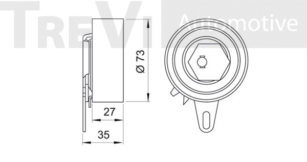 Tensioner Pulley, timing belt
