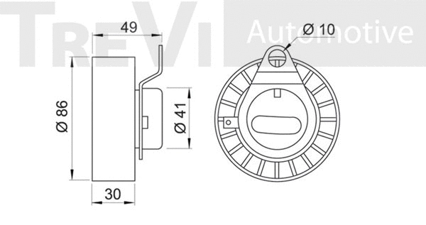 Tensioner Pulley, timing belt