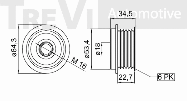 Alternator Freewheel Clutch