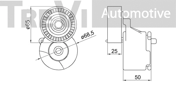 Tensioner Lever, V-ribbed belt