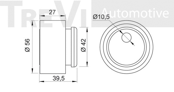 Tensioner Pulley, timing belt
