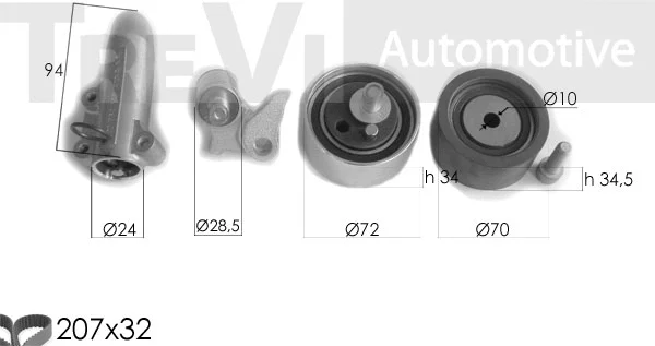 Timing Belt Kit (KD1298)