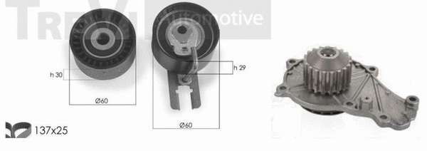Water Pump & Timing Belt Kit (KD1010HP)