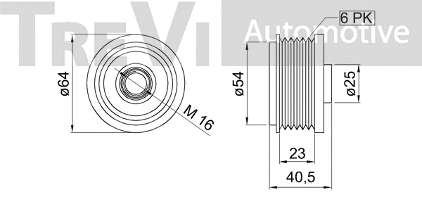 Alternator Freewheel Clutch