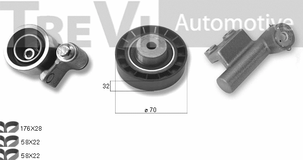 Timing Belt Kit (KD1393)