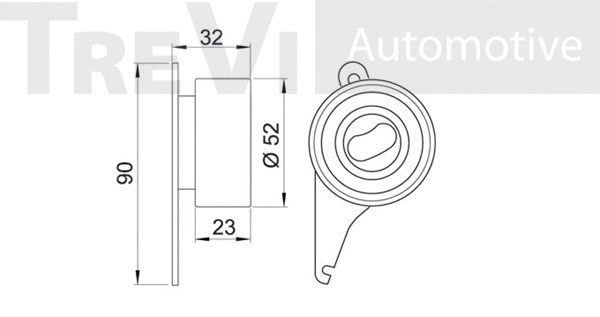 Tensioner Pulley, timing belt