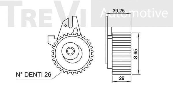 Tensioner Pulley, timing belt