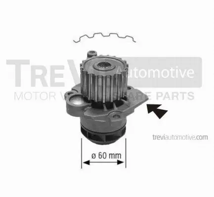 Water Pump, engine cooling (TP975)