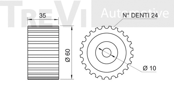 Tensioner Pulley, timing belt