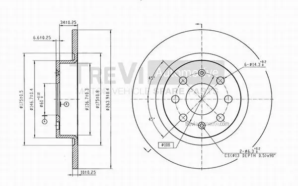 Brake Disc (BD1055)