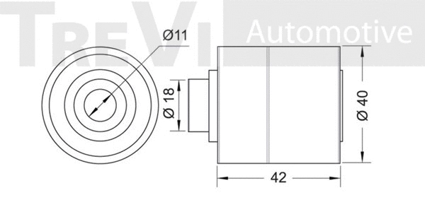 Tensioner Pulley, V-ribbed belt