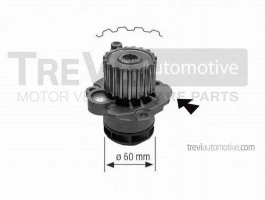 Water Pump, engine cooling (TP906)