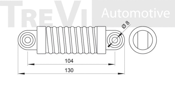 Vibration Damper, V-ribbed belt