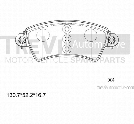 Brake Pad Set, disc brake (PF1075)