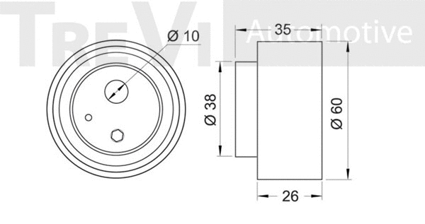 Tensioner Pulley, timing belt