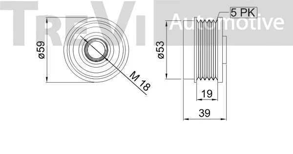 Alternator Freewheel Clutch