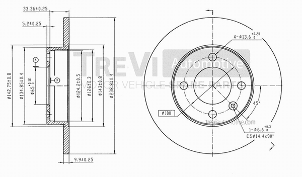Brake Disc (BD1001)