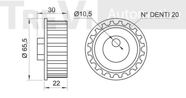 Tensioner Pulley, timing belt