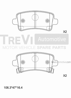 Brake Pad Set, disc brake (PF1420)