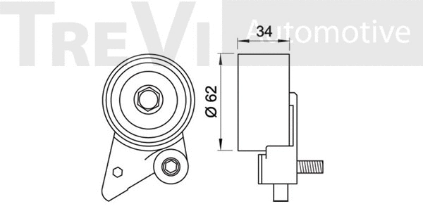 Tensioner Pulley, timing belt