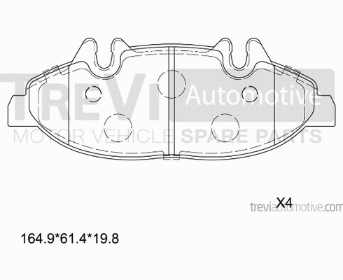 Brake Pad Set, disc brake (PF1631)