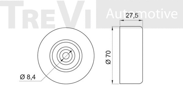 Tensioner Pulley, V-ribbed belt