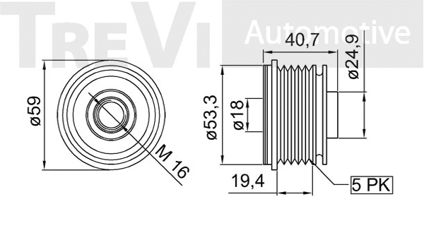 Alternator Freewheel Clutch