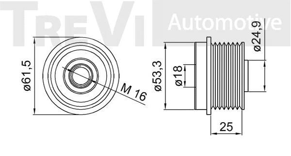 Alternator Freewheel Clutch