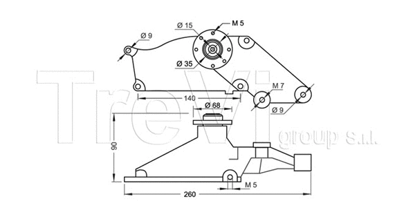 Tensioner Lever, V-ribbed belt