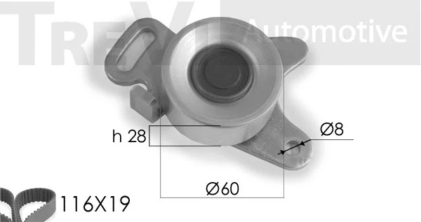 Timing Belt Kit (KD1040)