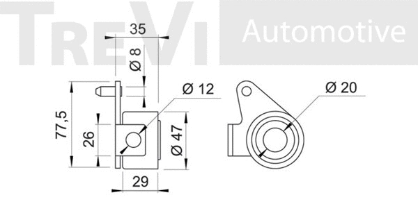 Tensioner Pulley, timing belt