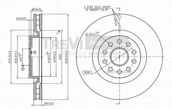 Brake Disc (BD1134)