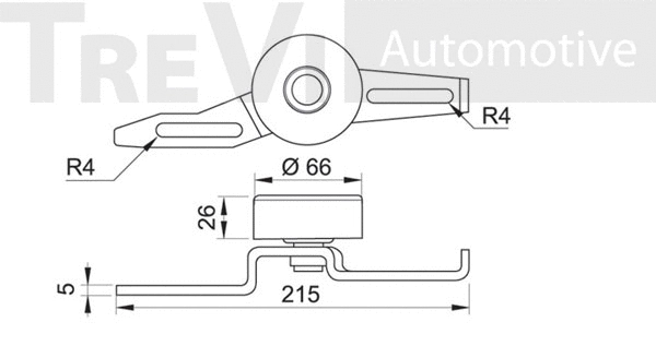Tensioner Pulley, V-ribbed belt
