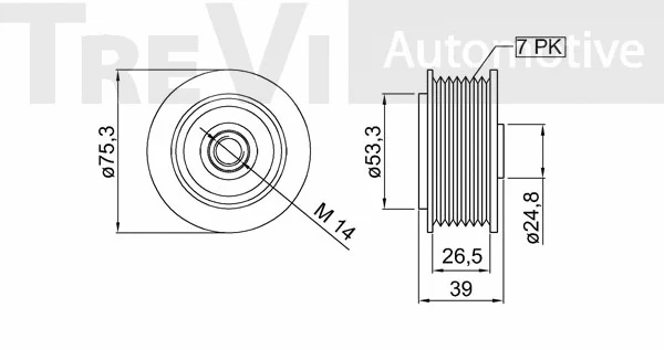 Alternator Freewheel Clutch