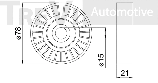 Tensioner Pulley, V-ribbed belt