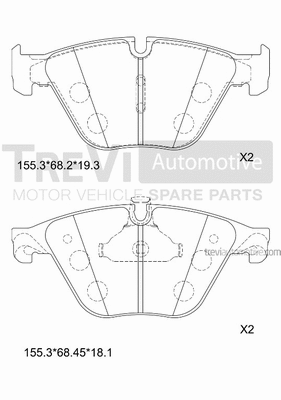 Brake Pad Set, disc brake (PF1470)