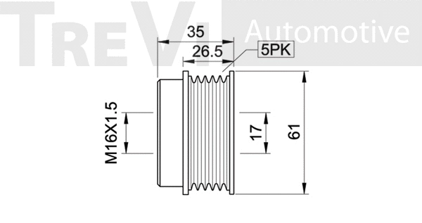 Alternator Freewheel Clutch