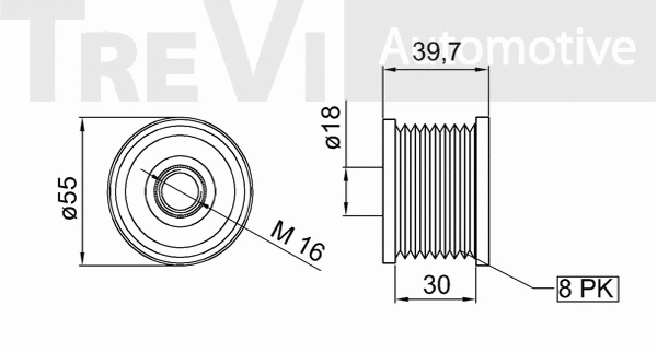 Alternator Freewheel Clutch
