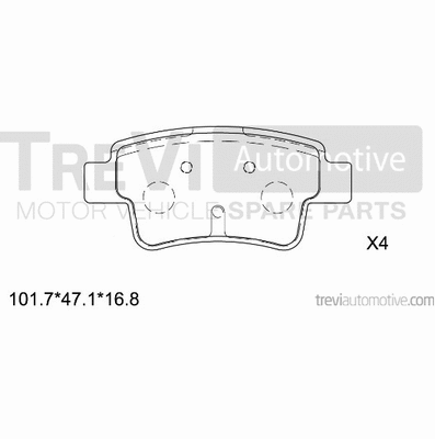 Brake Pad Set, disc brake (PF1284)