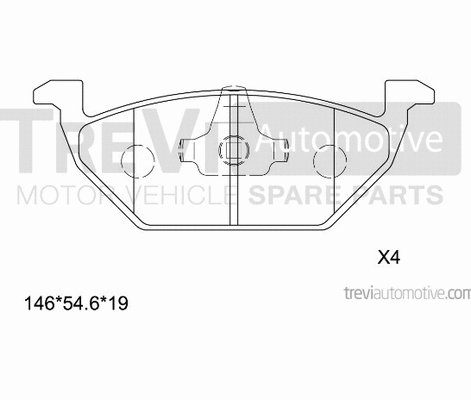 Brake Pad Set, disc brake (PF1026)