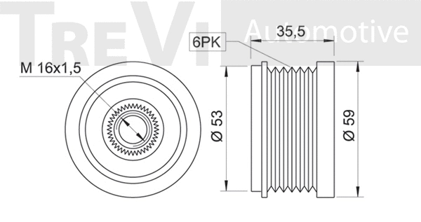 Alternator Freewheel Clutch