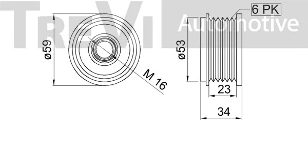 Alternator Freewheel Clutch