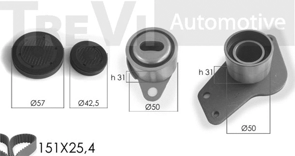 Timing Belt Kit (KD1017)
