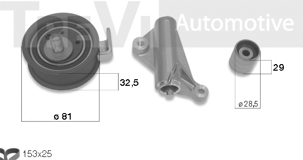 Timing Belt Kit (KD1276)
