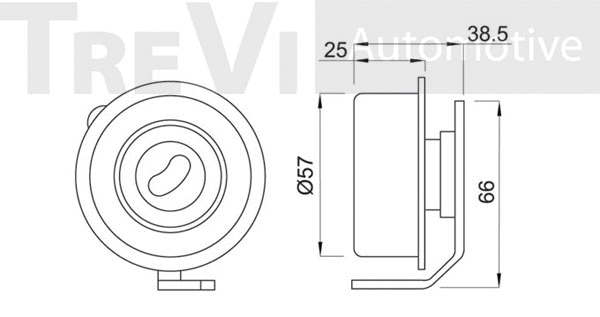 Deflection/Guide Pulley, timing belt