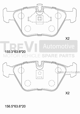 Brake Pad Set, disc brake (PF1019)