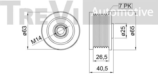 Alternator Freewheel Clutch